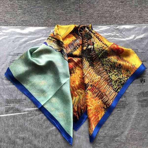 100 mulberry silk large square scarf air conditioning sunscreen shawl spring, summer and autumn multifunctional 90 * 90, Blue;gray
100 mulberry silk large square scarf air conditioning sunscreen shawl spring, summer and autumn multifunctional 90 * 90, Blue;gray