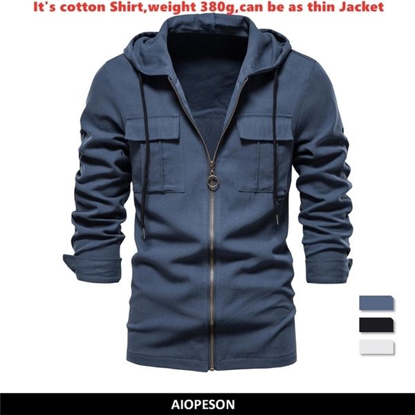 aiopeson spring 100% cotton hooded shirt men long sleeve casual pocket slim fit mens shirts retro zipper fashion men clothing 220817, White;black
aiopeson spring 100% cotton hooded shirt men long sleeve casual pocket slim fit mens shirts retro zipper fashion men clothing 220817, White;black