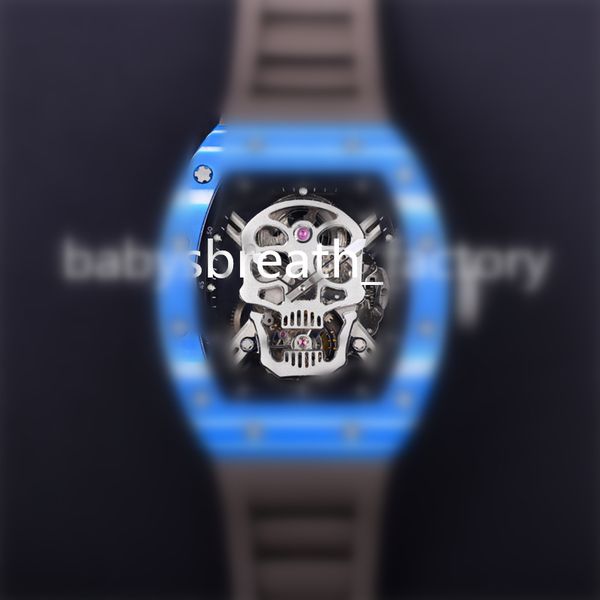 jb 52-01 montre de luxe luxury watch men watches 49.8x44.3x16.4mm custom true tourbillon movement thailand raw rubber watchband wristwatches, Slivery;brown
jb 52-01 montre de luxe luxury watch men watches 49.8x44.3x16.4mm custom true tourbillon movement thailand raw rubber watchband wristwatches, Slivery;brown