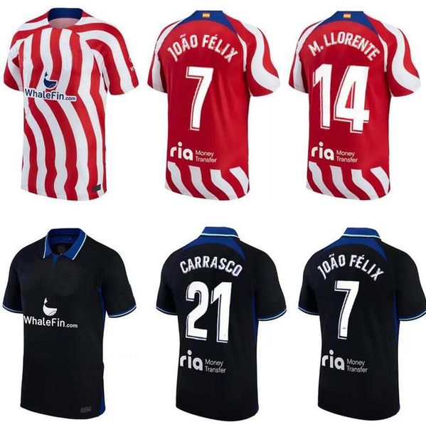 soccer jerseys 22 23 joao felix 2022 2023 m. llorente correa camiseta football shirts uniforms kids kit griezmann r. de paul cunha carrasco, Black;yellow
soccer jerseys 22 23 joao felix 2022 2023 m. llorente correa camiseta football shirts uniforms kids kit griezmann r. de paul cunha carrasco, Black;yellow
