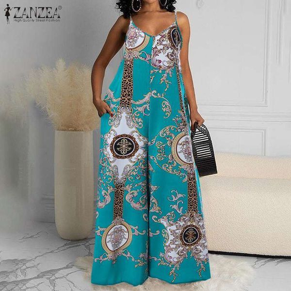 summer bohemian playsuits womens wide leg overalls zanzea floral print jumpsuits holiday beach casual sleeveless romper 220805, Black;white
summer bohemian playsuits womens wide leg overalls zanzea floral print jumpsuits holiday beach casual sleeveless romper 220805, Black;white