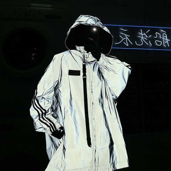 korea ulzzang casual fashion punk vintage large size hip hop reflective long sleeve harajuku streetwear loose hooded ins jacket 210608, Black;brown
korea ulzzang casual fashion punk vintage large size hip hop reflective long sleeve harajuku streetwear loose hooded ins jacket 210608, Black;brown