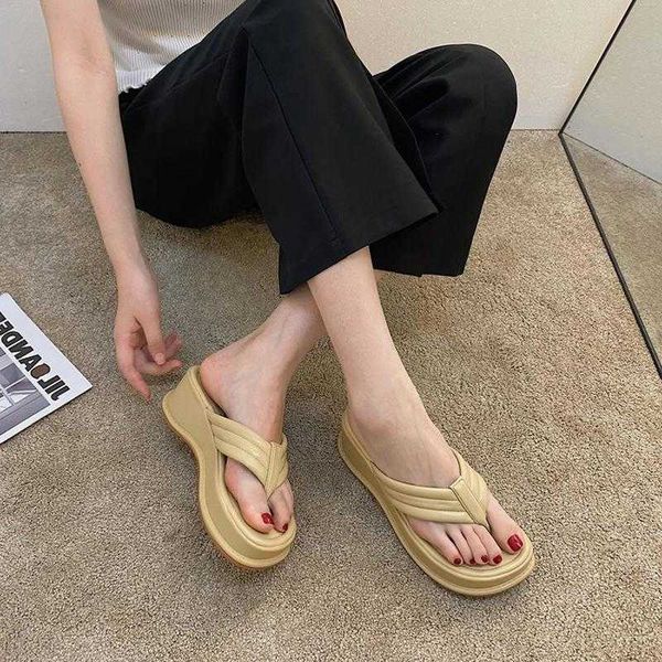 slippers fashion thong flip flops wedges platform shoes women summer outdoor beach sandals comfy lady femal as pic pu flip flops woman shoes, Black
slippers fashion thong flip flops wedges platform shoes women summer outdoor beach sandals comfy lady femal as pic pu flip flops woman shoes, Black
