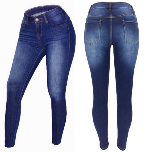 skinny new women jeans casual bleached washed middle waist pants slim fit female trousers good quality, Blue
skinny new women jeans casual bleached washed middle waist pants slim fit female trousers good quality, Blue