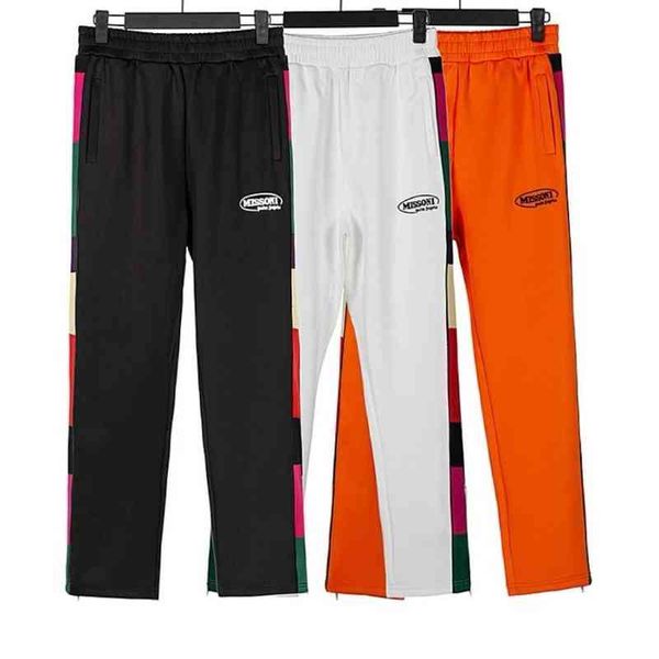 mens pa1msangels designer pants shorts side color stripe zipper campus style, Black
mens pa1msangels designer pants shorts side color stripe zipper campus style, Black