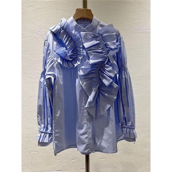 women's blouses & shirts tinomiswa ruffles patchwork folds sweet blouse women solid color loose casual blusas mujer autumn arrival chei, White
women's blouses & shirts tinomiswa ruffles patchwork folds sweet blouse women solid color loose casual blusas mujer autumn arrival chei, White