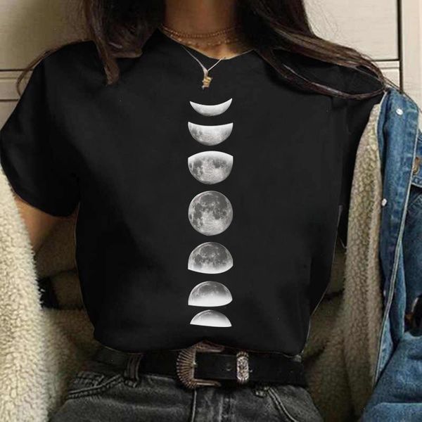 women summer t shirt half moon print harajuku 90s female o-neck short sleeve fashion casual t-shirt, White
women summer t shirt half moon print harajuku 90s female o-neck short sleeve fashion casual t-shirt, White