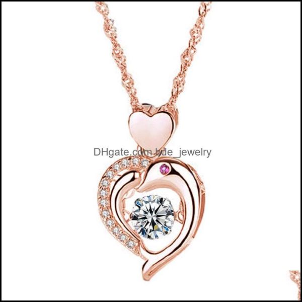 pendant necklaces love dolphin crystals for women cute peach heart clavicle chains female charm jewelry gift fashion sier bdejewelry dh1hd, Silver
pendant necklaces love dolphin crystals for women cute peach heart clavicle chains female charm jewelry gift fashion sier bdejewelry dh1hd, Silver