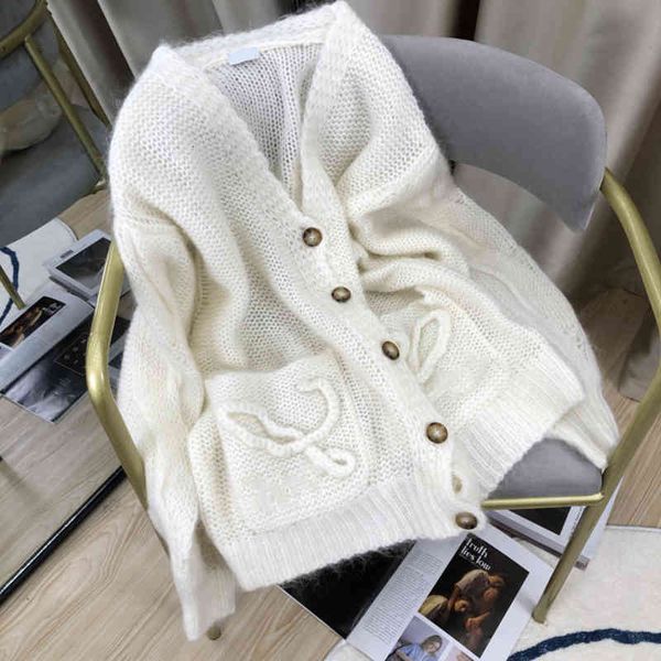 women's sweaters designer french knitted cardigan spring and autumn thin loose air gentle sweater off shoulder bubble sleeve, White;black
women's sweaters designer french knitted cardigan spring and autumn thin loose air gentle sweater off shoulder bubble sleeve, White;black