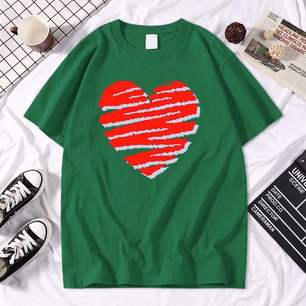 men's t shirts funny heart printing tshirts for men hip hop oversized vintage short sleeved creative loose man, White;black
men's t shirts funny heart printing tshirts for men hip hop oversized vintage short sleeved creative loose man, White;black