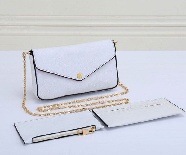 yq designers bag pochette 3 pcs/set wallets women pu leather handbags luxurys womens messenger chain shoulder bag clutch crossbody purse wom
yq designers bag pochette 3 pcs/set wallets women pu leather handbags luxurys womens messenger chain shoulder bag clutch crossbody purse wom