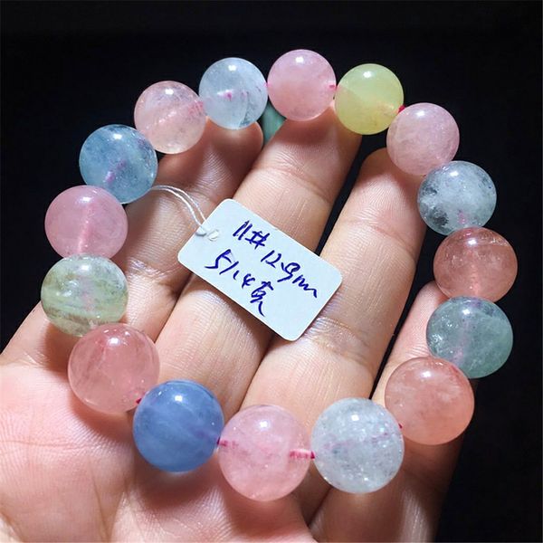 genuine natural colorful morganite quartz beryl bracelet 13.5mm clear round beads stretch women men stone morganite beads aaaaa, Silver
genuine natural colorful morganite quartz beryl bracelet 13.5mm clear round beads stretch women men stone morganite beads aaaaa, Silver