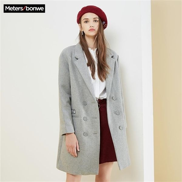 metersbonwe women woolen coat outerwear winter daily commute handsome lady coat fashion warm casual coat 201223, Black
metersbonwe women woolen coat outerwear winter daily commute handsome lady coat fashion warm casual coat 201223, Black