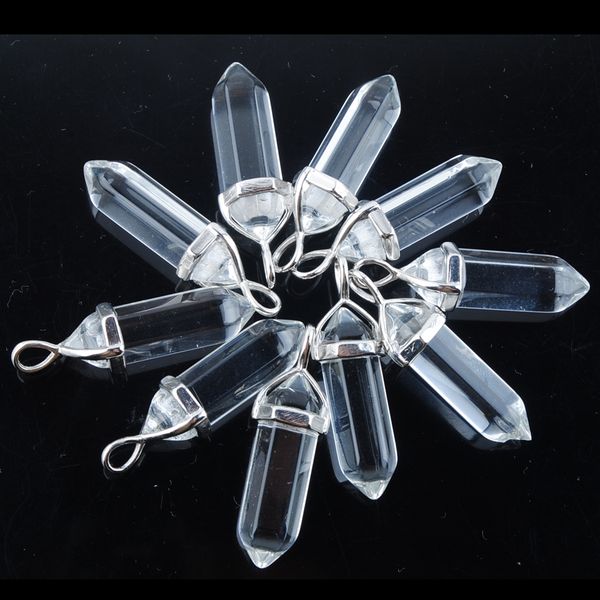 Natural Healing Hexagonal Column Chakra Gems Pendant Bead White Quartz Stone For Necklace DIY 10pcs N3035
Natural Healing Hexagonal Column Chakra Gems Pendant Bead White Quartz Stone For Necklace DIY 10pcs N3035