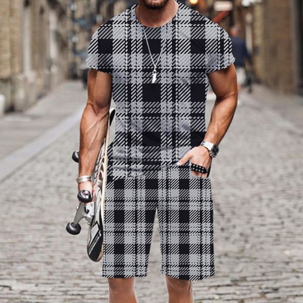 harajuku men's t-shirt set plaid stripe pattern casual funny fashion hip-hop summer beach outfit luxury short sleeve o neck 220624, Gray
harajuku men's t-shirt set plaid stripe pattern casual funny fashion hip-hop summer beach outfit luxury short sleeve o neck 220624, Gray