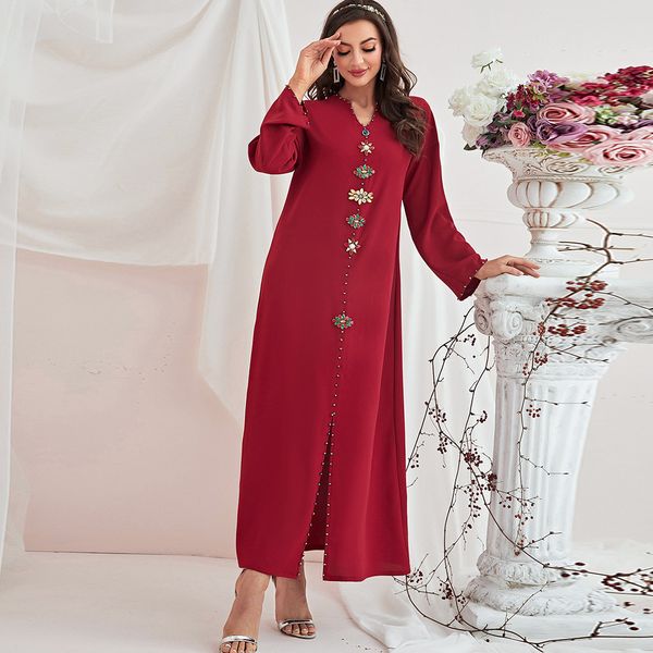 ramadan abaya dubai turkey islam muslim arabic dress kaftan robe femme musulmane african dresses for women caftan marocain saudi, Red
ramadan abaya dubai turkey islam muslim arabic dress kaftan robe femme musulmane african dresses for women caftan marocain saudi, Red