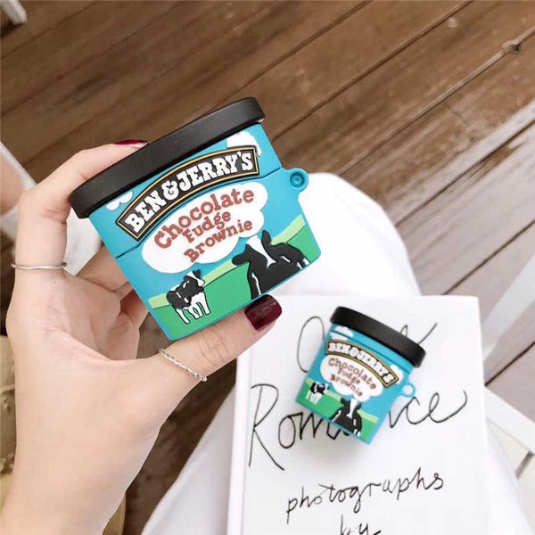 chocolate ice cream brand ben jerry case for airpods 1 2 pro charge box soft silicone wireless bluetooth earphone protect cover
chocolate ice cream brand ben jerry case for airpods 1 2 pro charge box soft silicone wireless bluetooth earphone protect cover