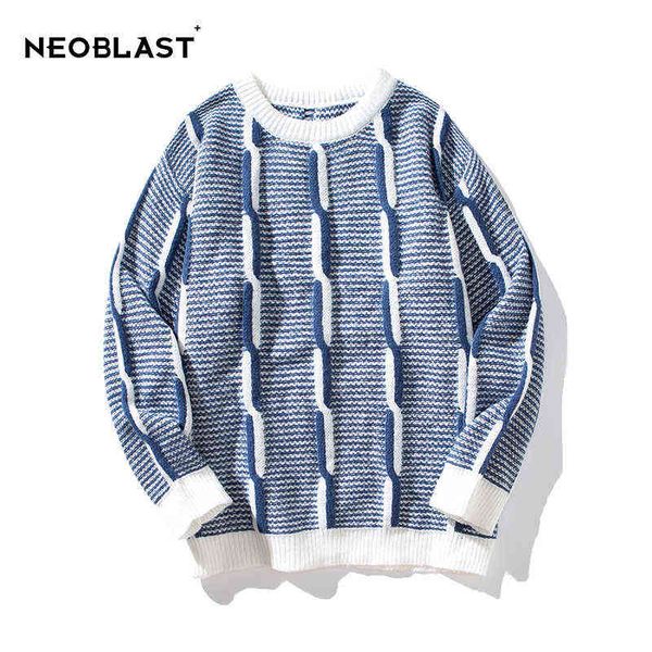 mannelijke gebreide trui oversize gestreepte golf pullover casual ronde hals jumper lange mouwen jas winter dent mannen 'kleding t22073, White;black
mannelijke gebreide trui oversize gestreepte golf pullover casual ronde hals jumper lange mouwen jas winter dent mannen 'kleding t22073, White;black