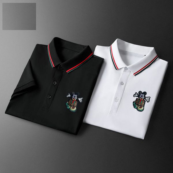 2022 luxury brand mens designer polo t shirt summer fashion breathable short-sleeved lapel casual 2, White;black
2022 luxury brand mens designer polo t shirt summer fashion breathable short-sleeved lapel casual 2, White;black