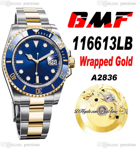 gmf wrapped gold eta a2836 automatic mens watch two tone 18k yellow gold ceramics bezel blue dial stainless steel bracelet watches super edi, Slivery;brown
gmf wrapped gold eta a2836 automatic mens watch two tone 18k yellow gold ceramics bezel blue dial stainless steel bracelet watches super edi, Slivery;brown