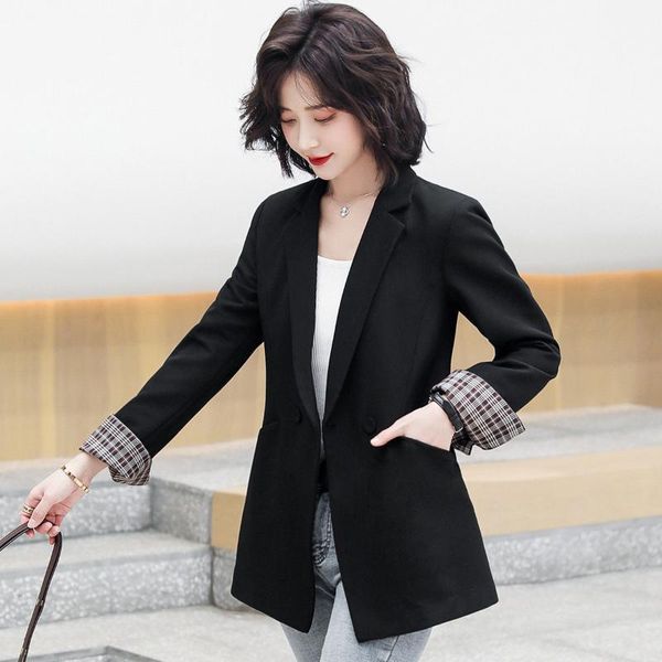 women's suits & blazers women vintage casual design notched loose autumn ladies clothing tender comfort basic students classic classy c, White;black
women's suits & blazers women vintage casual design notched loose autumn ladies clothing tender comfort basic students classic classy c, White;black