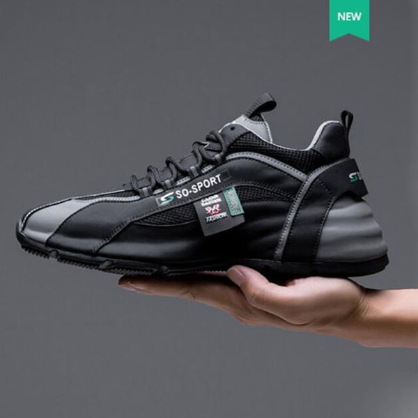 new chaussure homme luxe marque summer breathable 46 thick-soled men's shoes 47 extra-large dad shoeszapatos hombre a19, Black
new chaussure homme luxe marque summer breathable 46 thick-soled men's shoes 47 extra-large dad shoeszapatos hombre a19, Black