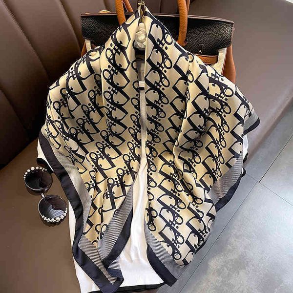 7yqj 2022 spring and autumn new warm scarf fashion foreign style 90 large square silk shawl over decorative, Blue;gray
7yqj 2022 spring and autumn new warm scarf fashion foreign style 90 large square silk shawl over decorative, Blue;gray