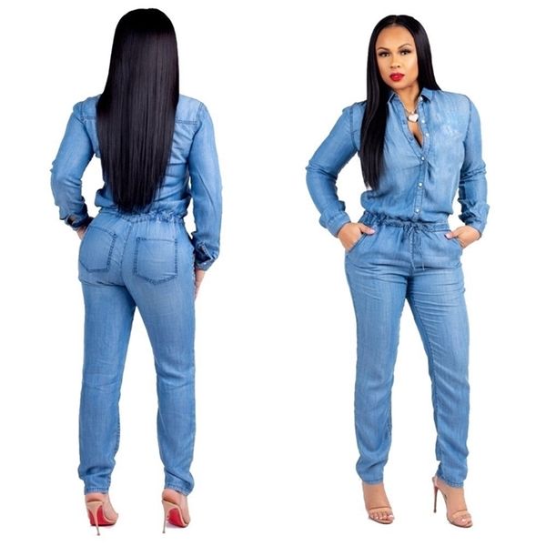 fashion autumn jumpsuits women denim playsuits plus size bodysuits long sleeve rompers jeans t200509, Black;white
fashion autumn jumpsuits women denim playsuits plus size bodysuits long sleeve rompers jeans t200509, Black;white