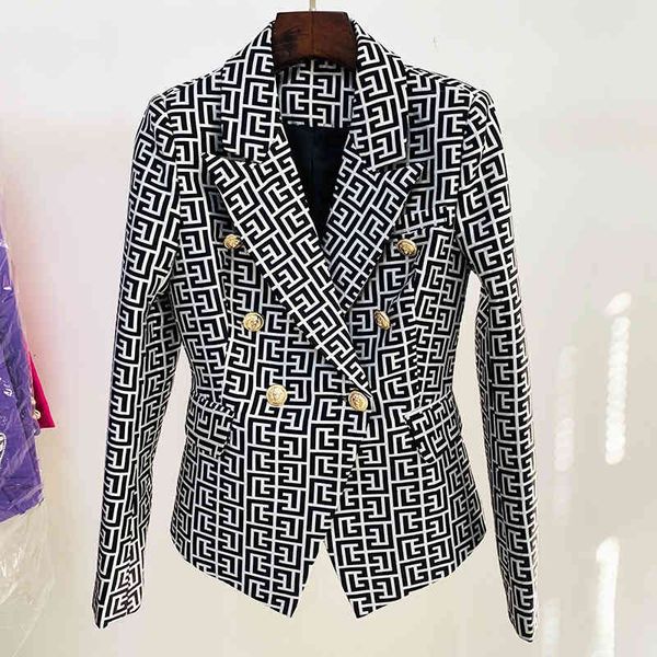 women's suits & blazers 2022 star coat lion button double breasted slim fit geometric jacquard suit jacket q54v, White;black
women's suits & blazers 2022 star coat lion button double breasted slim fit geometric jacquard suit jacket q54v, White;black