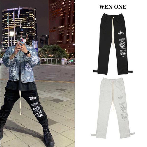 letters printed far velcro archive vibe high street trend loose straight casual pants, Black
letters printed far velcro archive vibe high street trend loose straight casual pants, Black