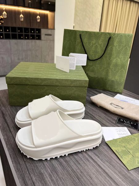 platform slippers designer interlocking double slippers home foam rubber sandal slide women men sandals comfortable casual shoes solid color, Black
platform slippers designer interlocking double slippers home foam rubber sandal slide women men sandals comfortable casual shoes solid color, Black