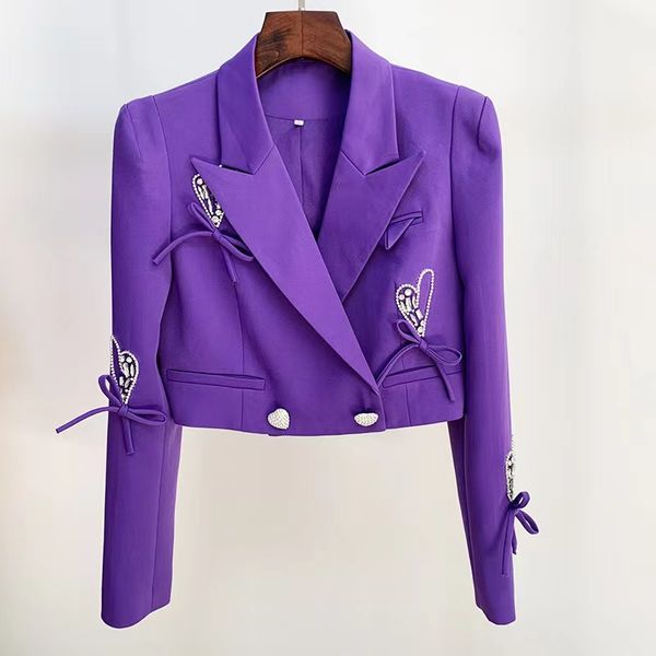 b129 women's designer blazers clothing 2022 spring and autumn new fashion european and american heart diamond button beads bow loose co, White;black
b129 women's designer blazers clothing 2022 spring and autumn new fashion european and american heart diamond button beads bow loose co, White;black