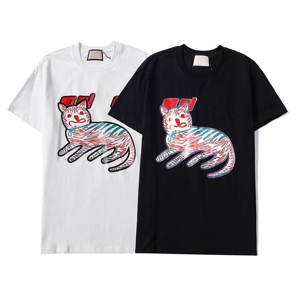 2022 fashion women men t-shirts cool o-neck quality tshirt casual short sleeve tees oversized #13, White;black
2022 fashion women men t-shirts cool o-neck quality tshirt casual short sleeve tees oversized #13, White;black