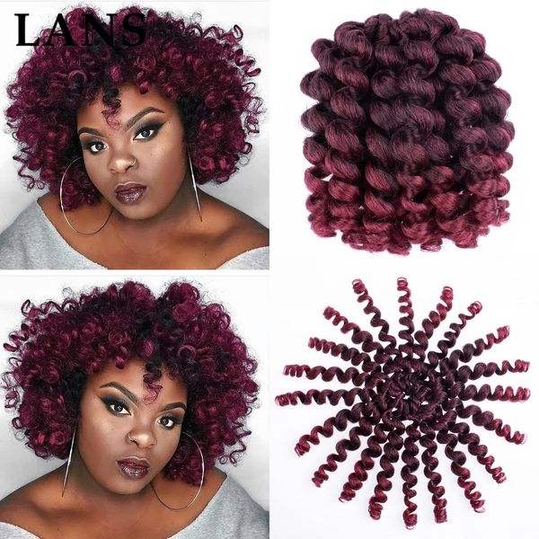 2x ringlet wand curl jamaican bounce synthetic crochet hair extensions braiding 20 roots/pcs ls08, Black
2x ringlet wand curl jamaican bounce synthetic crochet hair extensions braiding 20 roots/pcs ls08, Black
