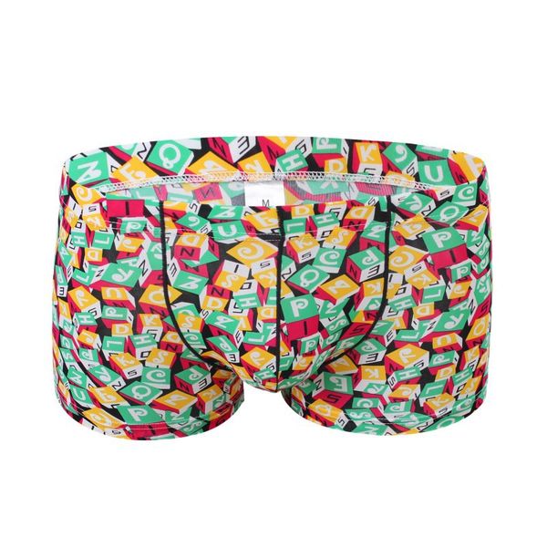 men's underpants underwear lingerie ice silk magic blocks graphic printed pouch boxers #3033pj, Black;white
men's underpants underwear lingerie ice silk magic blocks graphic printed pouch boxers #3033pj, Black;white