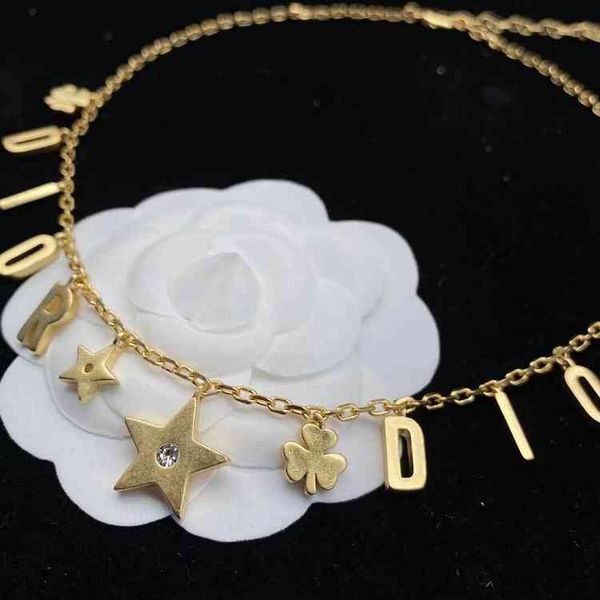 d family di family letter necklace personalized female necklace2022 brand trend fashion design versatile ladies necklace stud earrings, Black
d family di family letter necklace personalized female necklace2022 brand trend fashion design versatile ladies necklace stud earrings, Black