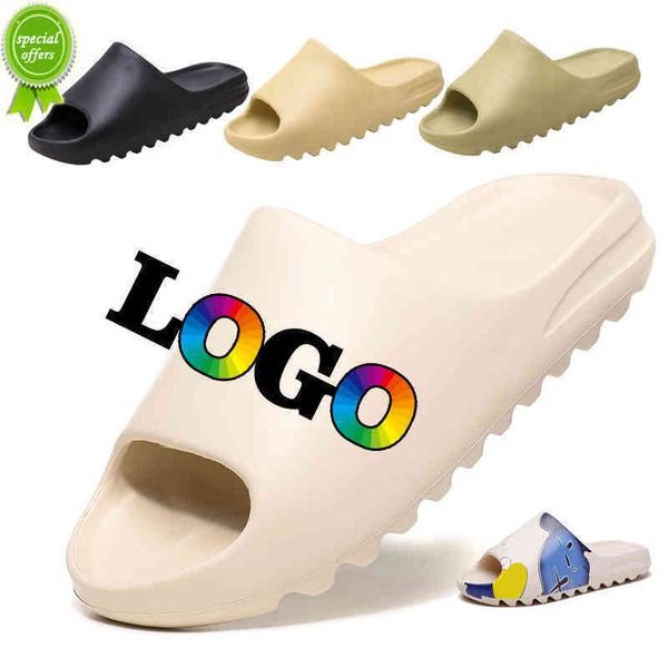 custom summer sandals men flat slides shoes women slip on indoor beach ladies slippers, Black
custom summer sandals men flat slides shoes women slip on indoor beach ladies slippers, Black