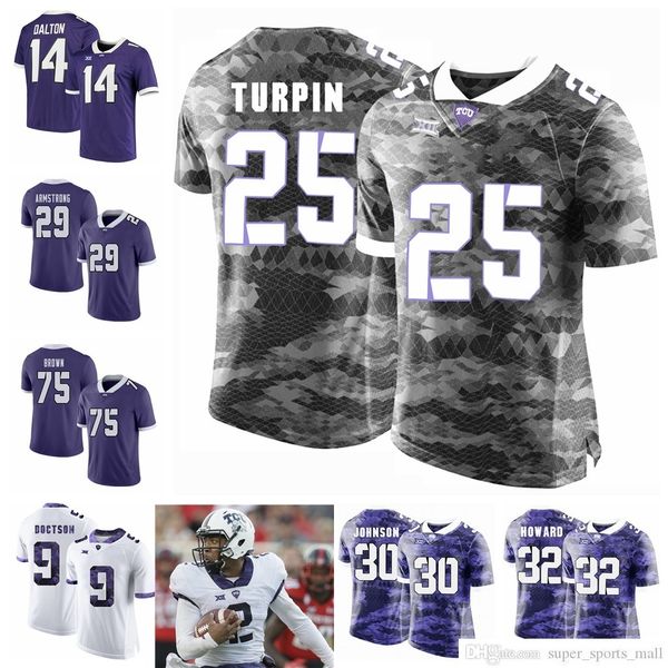 ncaa custom tcu horned frogs college football jerseys 18 jalen reagor jersey 15 max duggan 24 darwin barlow 12 foster sawyer taye barber sti, Black
ncaa custom tcu horned frogs college football jerseys 18 jalen reagor jersey 15 max duggan 24 darwin barlow 12 foster sawyer taye barber sti, Black