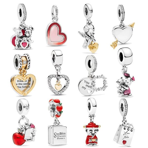 fits pandora bracelets 20pcs christmas red heart cupid's arrow bear silver charms fits pandora charms bracelet beads for jewelry making, Black
fits pandora bracelets 20pcs christmas red heart cupid's arrow bear silver charms fits pandora charms bracelet beads for jewelry making, Black