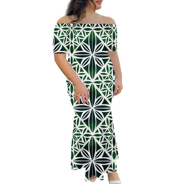 wholesale brand 8xl women polynesian tribal hibiscus sublimation print mermaid dress one-shoulder fishtail skirt dresses 220706, White
wholesale brand 8xl women polynesian tribal hibiscus sublimation print mermaid dress one-shoulder fishtail skirt dresses 220706, White
