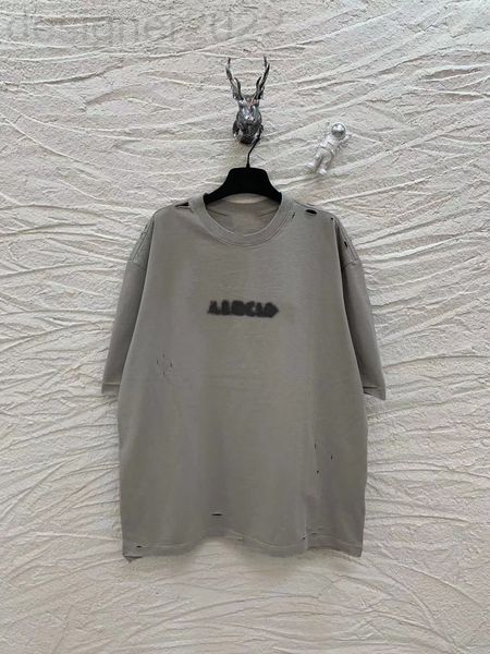 women's t-shirt designer b house ceiling version fuzzy letter printing hole short sleeve can be solid o1gh, White
women's t-shirt designer b house ceiling version fuzzy letter printing hole short sleeve can be solid o1gh, White