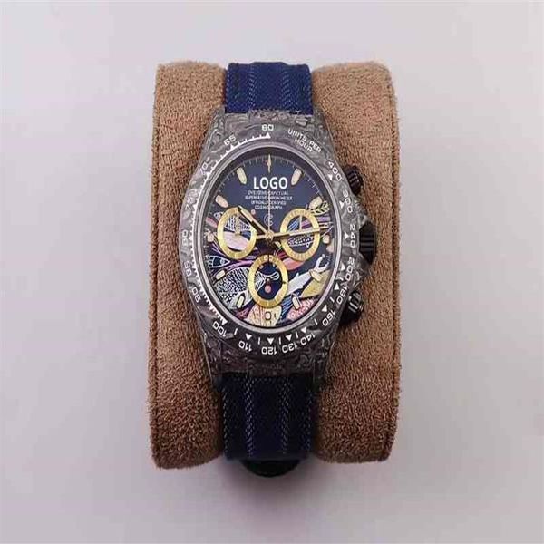 luxury quality 40mm 904 steel chronograph movement carbon fiber case watch216n, Slivery;brown
luxury quality 40mm 904 steel chronograph movement carbon fiber case watch216n, Slivery;brown