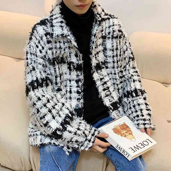 french men's and women's jackets ch22el oversized tweed coat designer loose coat lazy wind casual shirt, Black;brown
french men's and women's jackets ch22el oversized tweed coat designer loose coat lazy wind casual shirt, Black;brown