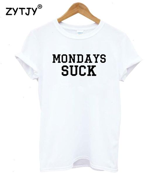 mondays suck letters print women cotton funny t shirt for lady girl tee hipster tumblr drop ship hh-230, White
mondays suck letters print women cotton funny t shirt for lady girl tee hipster tumblr drop ship hh-230, White
