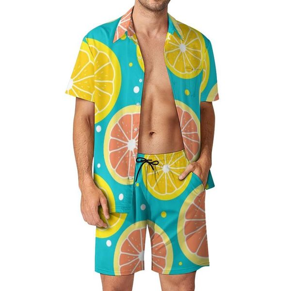 men's tracksuits adorable lemon slices men sets red grapefruit casual shirt set streetwear beach shorts summer short-sleeve print suit, Gray
men's tracksuits adorable lemon slices men sets red grapefruit casual shirt set streetwear beach shorts summer short-sleeve print suit, Gray