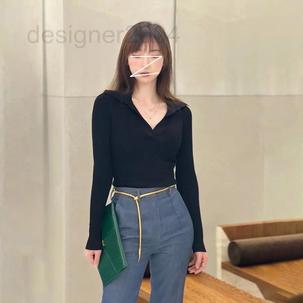 women's sweaters designer french slp lapel v-neck slim fit pullover sweater 22 early autumn new fashion simple black bottomed shirt rqs, White;black
women's sweaters designer french slp lapel v-neck slim fit pullover sweater 22 early autumn new fashion simple black bottomed shirt rqs, White;black
