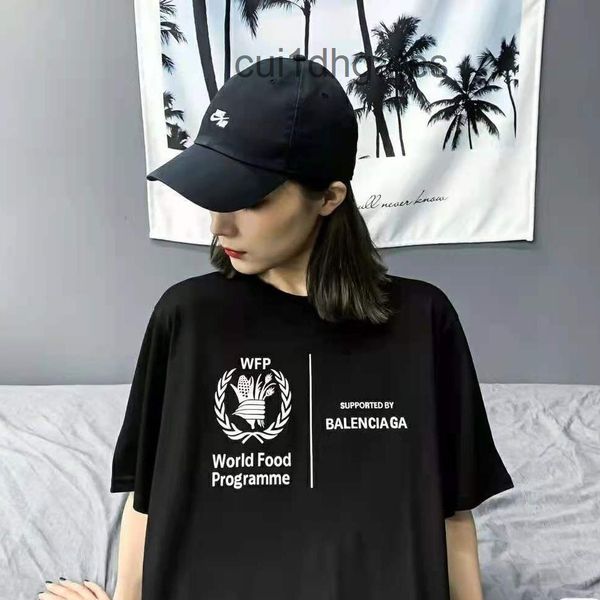 2022 designer bal t shirt short sleeve, new wfp world grain wheat ear alphabet , couple t-shirt 3ie5, White;black
2022 designer bal t shirt short sleeve, new wfp world grain wheat ear alphabet , couple t-shirt 3ie5, White;black