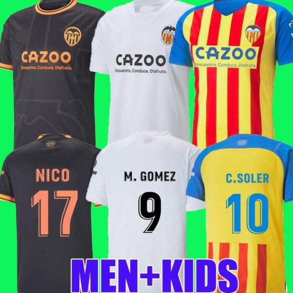 22 23 valencia soccer jerseys camisetas de futbol gaya m.gomez men kids kit football shirts 2022 2023 rivero c.soler nico s.lino hugo duro h, Black;yellow
22 23 valencia soccer jerseys camisetas de futbol gaya m.gomez men kids kit football shirts 2022 2023 rivero c.soler nico s.lino hugo duro h, Black;yellow