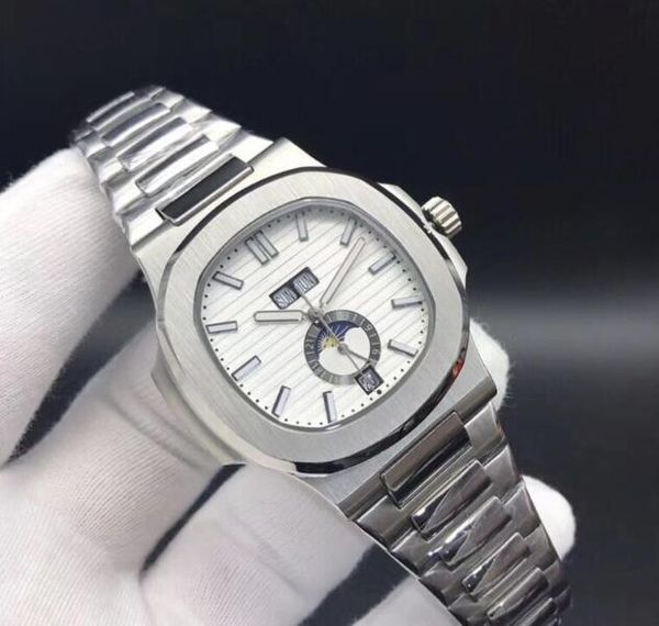 nautilus watches 5726 mechanical automatic men watch moon and stars phase 24h stainless steel all functions work 40.5mm, Slivery;brown
nautilus watches 5726 mechanical automatic men watch moon and stars phase 24h stainless steel all functions work 40.5mm, Slivery;brown