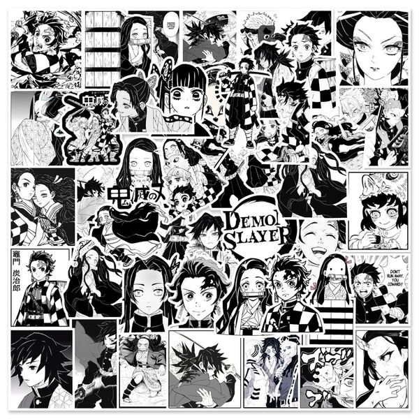 new waterproof 10/30/50pcs black and white anime demon slayer stickers decals lapskateboard phone bike car luggage cool sticker for kids sti
new waterproof 10/30/50pcs black and white anime demon slayer stickers decals lapskateboard phone bike car luggage cool sticker for kids sti